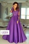 Sukienka Emo Luna fioletowa na studniówkę, wesele, sylwestra.