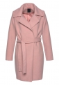 Różowy damski płaszcz flauszowy Laura Scott