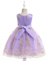 Jasno fioletowa sukienka dla dziewczynki na wesele, na święta