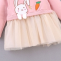 Sukienka dla dziewczynki z króliczkiem