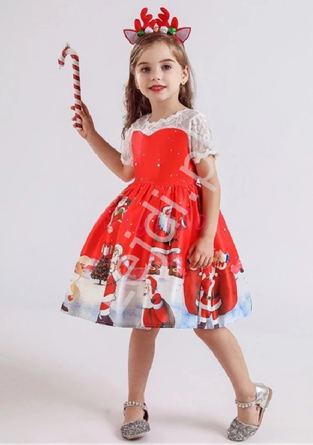 Elegancka sukienka dla dziewczynki, świąteczna sukienka dziecięca
