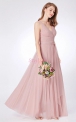 Wieczorowa sukienka tiulowa pudrowo różowa 7303