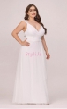 Biała sukienka ślubna z miękkiego tiulu 7303