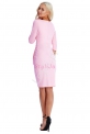 Jasno różowa sukienka ołówkowa Goddess 583