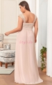 Pastelowo różowa sukienka plus size 704