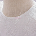 Biała elegancka sukienka dla dziewczynki na chrzciny, na roczek