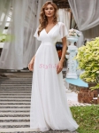 Biała tiulowa suknia ślubna z odsłoniętymi ramionami 7962